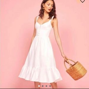 Linen reformation dress